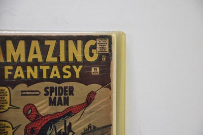 Lot 268 - Amazing Fantasy No.15 published by Marvel...