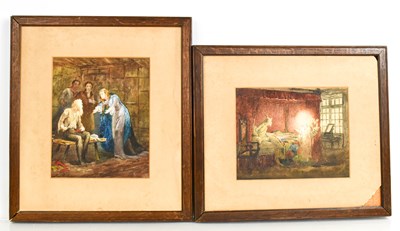 Lot 74 - E. Rayner (19th Century): a pair of...