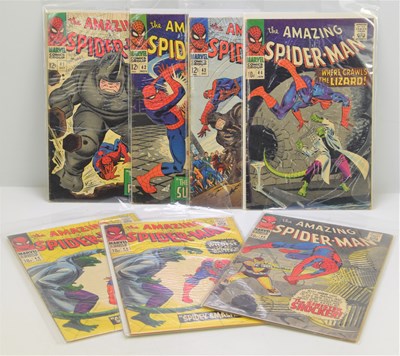 Lot 238 - Marvel Comics: The Amazing Spiderman issues 41...