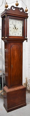 Lot 64 - A Matthew Read of Aylesham oak longcase clock,...