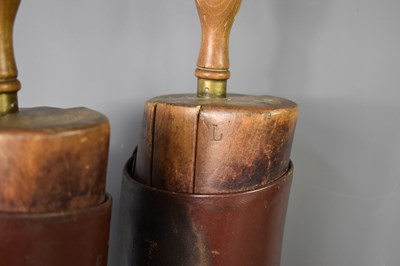 Lot 196 - A pair of antique boot trees together with...