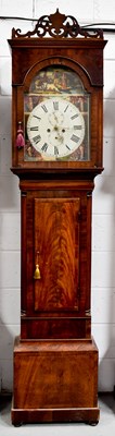 Lot 63 - A fine 19th century mahogany longcase clock...