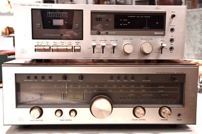 Lot 399 - A vintage Luxman R-1050 solid state stereo...
