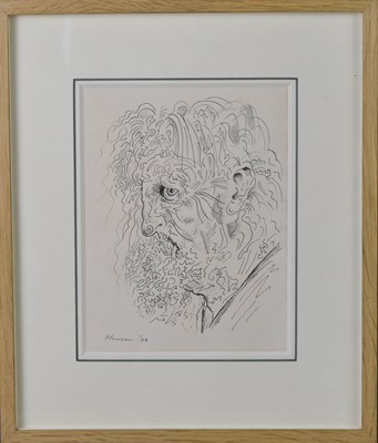 Lot 420 - Howson (20th century); portrait of a bearded...
