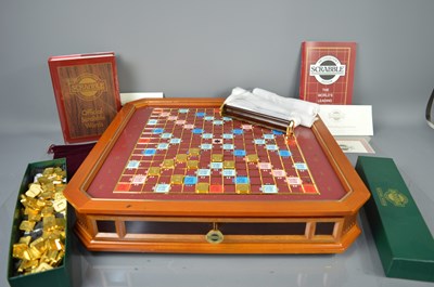 Lot 331 - Franklin Mint, collectors edtion scrabble...