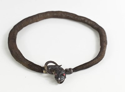 Lot 53 - A silver 19th century chain metal 'expandable'...