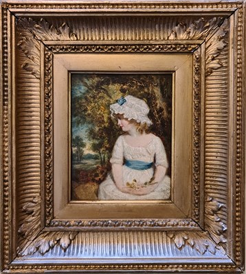 Lot 441 - 19th Century British School, portrait of young...