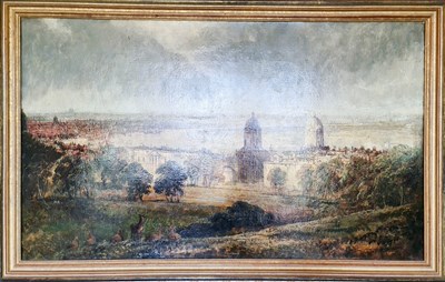 Lot 461 - 19th Century British School A city landscape...