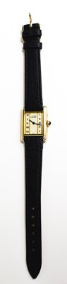 Lot 149 - A Cartier silver gilt "Vermail" ladies...