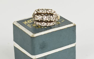 Lot 164 - A 19th century Georgian gold and old cut...