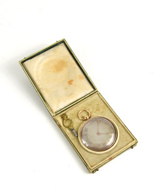 Lot 42 - A 19th century gold (tested as) pocket watch,...