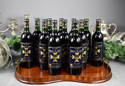 Lot 37 - Twelve bottles of Chateau du Domaine de...