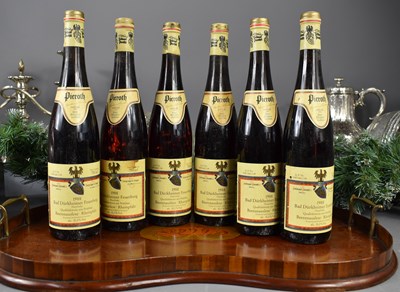 Lot 15 - Six bottles of Bad Durkheimer Feuerberg,...
