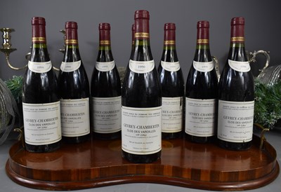 Lot 22 - Eight bottles of Gevrey-Chambertin, Clos des...