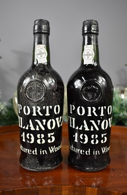Lot 25 - Two bottles of Porto Vilanova, Portugal, 1985,...