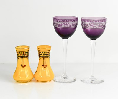 Lot 130 - A pair of Secessionist miniature or posie...