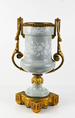 Lot 96 - A 19th century French Pâte-sur-pâte and ormolu...