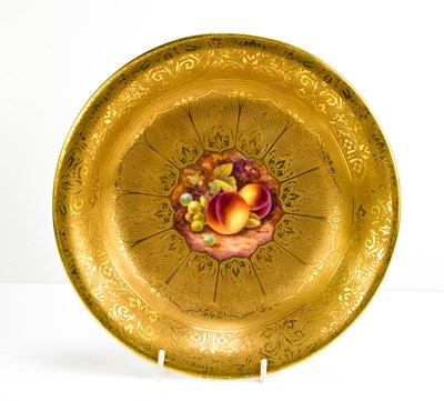 Lot 134 - A Royal Worcester bowl by Skerrett, painted to...
