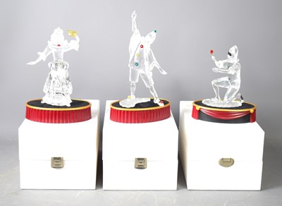 Lot 82 - Three boxed Swarovski figures, Columbine,...