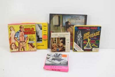Lot 43 - A group of vintage 8mm adult films.