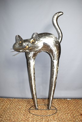 Lot 15 - A large steel and mixed metal sculpture of a...